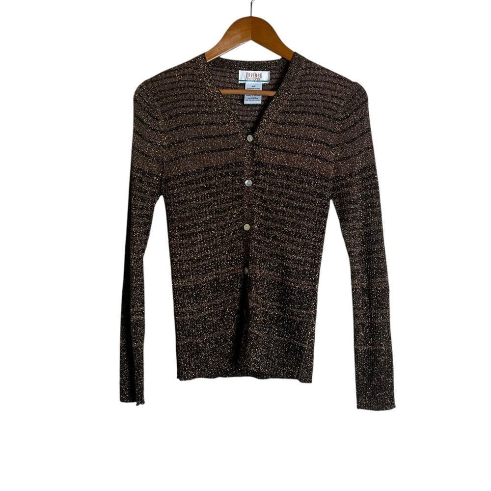 Braemar petites metallic cardigan. Size small